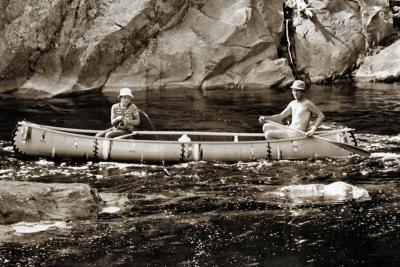 1970s canoe trip