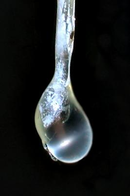 Another finely shaped drip