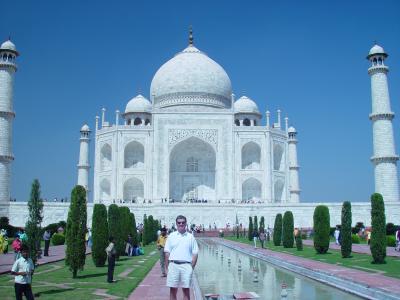 Brent in front of Taj