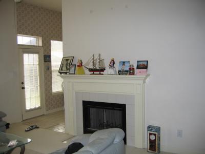 Fireplace and mantle