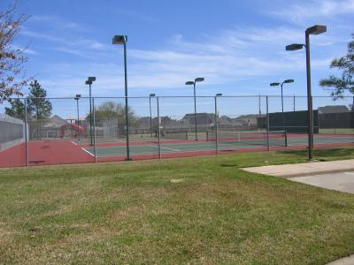 Tennis courts & pool .3 miles from house