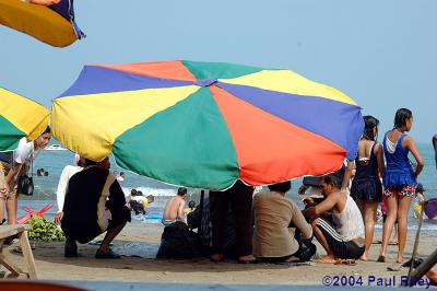 Parasol on the beach