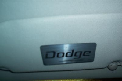 Dodge Visor Plaques