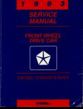 93 FWD Factory Service Manual (Exerpts)