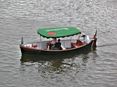 Boat on the Vltava