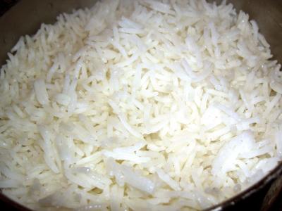 cooked basmati rice