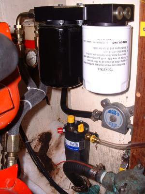 Oil Filters and drain pump