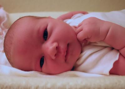 Emily getting ready for bed