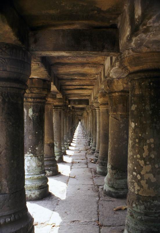 Underneath A Walkway
