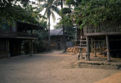 Typical Village, (N.B. cleaner than Thailand)