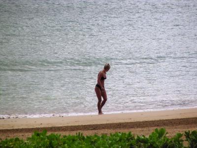 Early morning swim