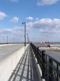 Eads bridge walkway