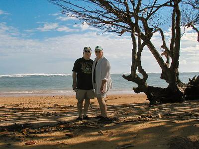 Anini Beach Tourists