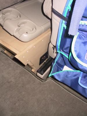 You can just see the side terminal for speaker wire hookup.