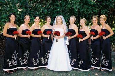 Jill with Bridemaids
