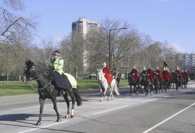 Troopers in Hyde Park
