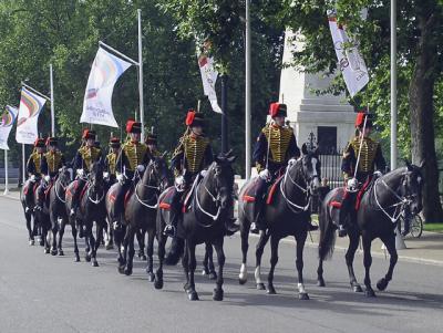 RHA after mounting guard at Horseguards