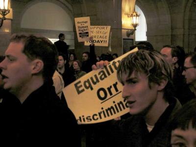 March through the building