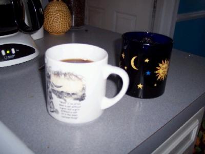 Bleary view before that first cup o'joe.