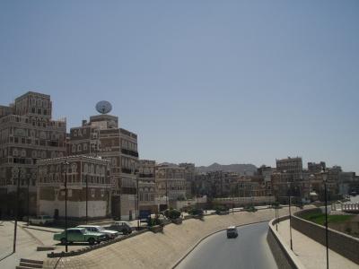 This street, which convienently also serves as a river bed, runs through the old city