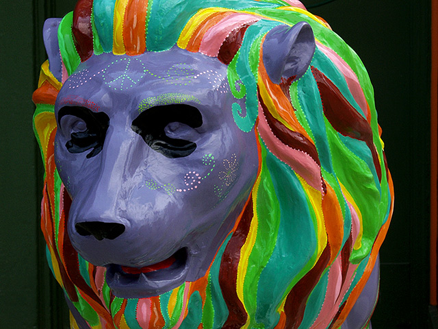 Psychedelic Lion