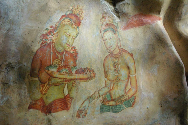 Sigiriya frescos