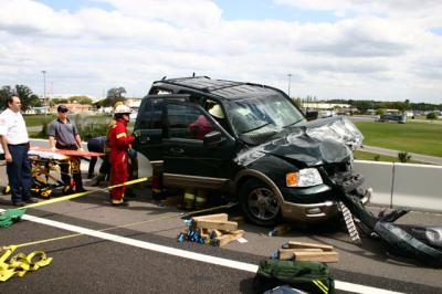 Interstate 4 Ejection over overpass