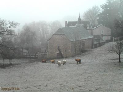 Farm near Villefrance de Rouergue, France