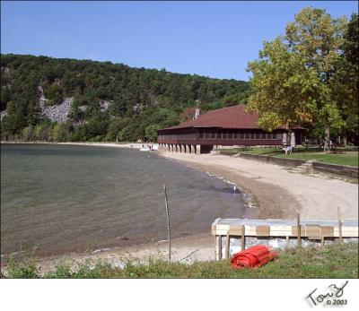 Devil's Lake State Park off Season