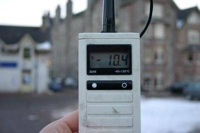 A chilly morning in Braemar!
