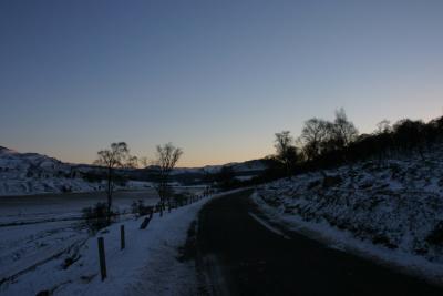 Frosty sunrise, Braemar