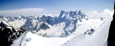 Grande Jorasses and Dent du Geant