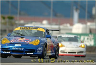 2005 Daytona Beach Rolex 24 hr  Red Bull Ebimotors Porsche GT3 Cup Dieter Quester, Karl Wendlinger, Johnny Mowlem, Vincent Vosse