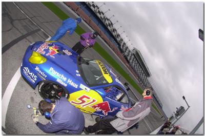 2005 Daytona Beach Rolex 24 hr  Red Bull Ebimotors Porsche GT3 Cup Dieter Quester, Karl Wendlinger, Johnny Mowlem, Vincent Vosse