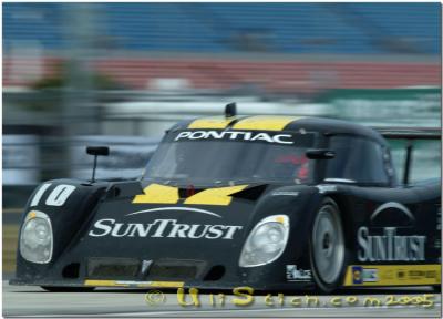 The Winning #10 SunTrust Racing Pontiac Riley: Wayne Taylor, Max Angelelli, Emmanuel Collard