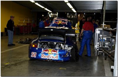 2005 Daytona Beach Rolex 24 hr  Red Bull Ebimotors Porsche GT3 Cup Dieter Quester, Karl Wendlinger, Johnny Mowlem, Vincent Vosse