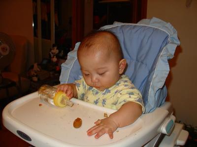 Eating biscuit  (30-8-2004)