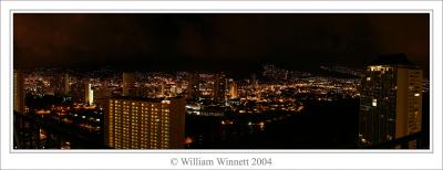 View from the 33rd Floor of the Royal Kuhio, Waikiki, Hawaii