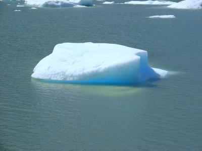 An anti-social blue iceberg