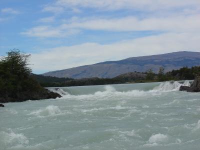 Last stop for the Zodiac -- waterfall yonder