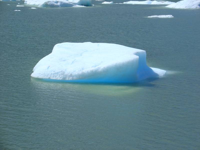 An anti-social blue iceberg