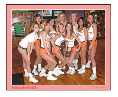 The Hooters Girls in Merrillville