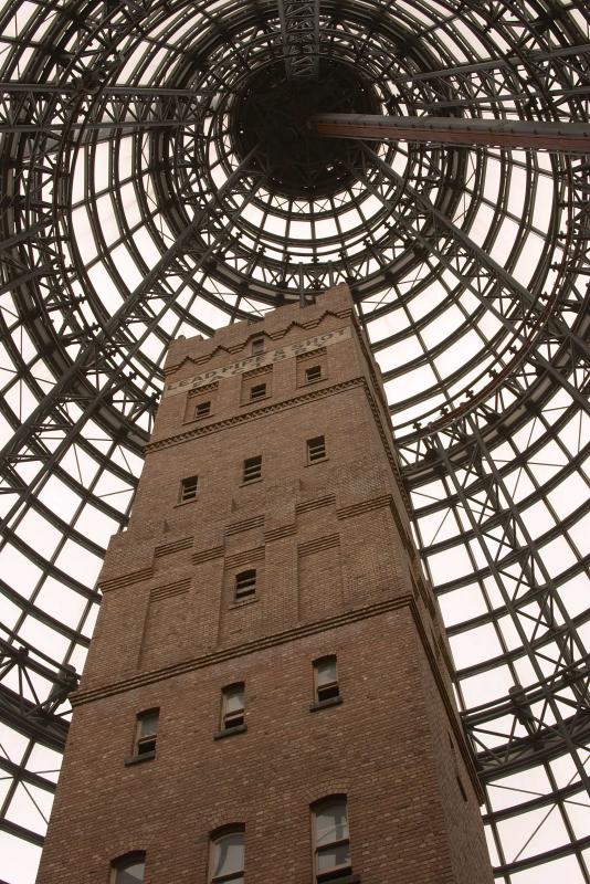 Lead Pipe and Shot Factory tower, Melbourne.