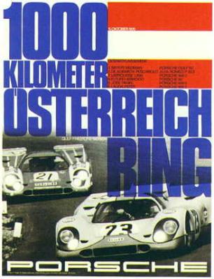 1000 Km Osterreich-Ring 30x40 in 76x102 cm - Available: Yes - $150
