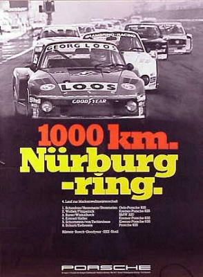1000 km Nurburgring 30x40 in 76x102 cm - Sold Out - $75