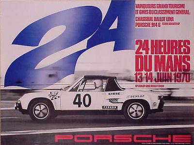24 Heures Du Mans, 13-14 Juin 1970 40x30 in 102x76 cm - Available: Yes - $250