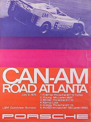 Can-Am Road Atlanta 30x40 in 76x102 cm - Sold Out - $150