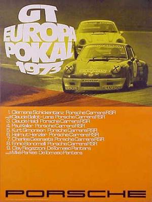 GT-Europa Pokal 1973 30x40 in 76x102 cm - Available: Yes - $150