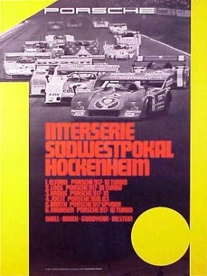 Interserie Sudwestpokal Hockenheim 30x40 in 76x102 cm - Available: Yes - $100