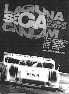 Laguna Seca Can-Am October, 15 1972 30x40 in 76x102 cm - NLA